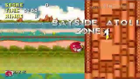 Knuckles in Sonic 2 return to shadow (Demo) (Genesis) - Longplay