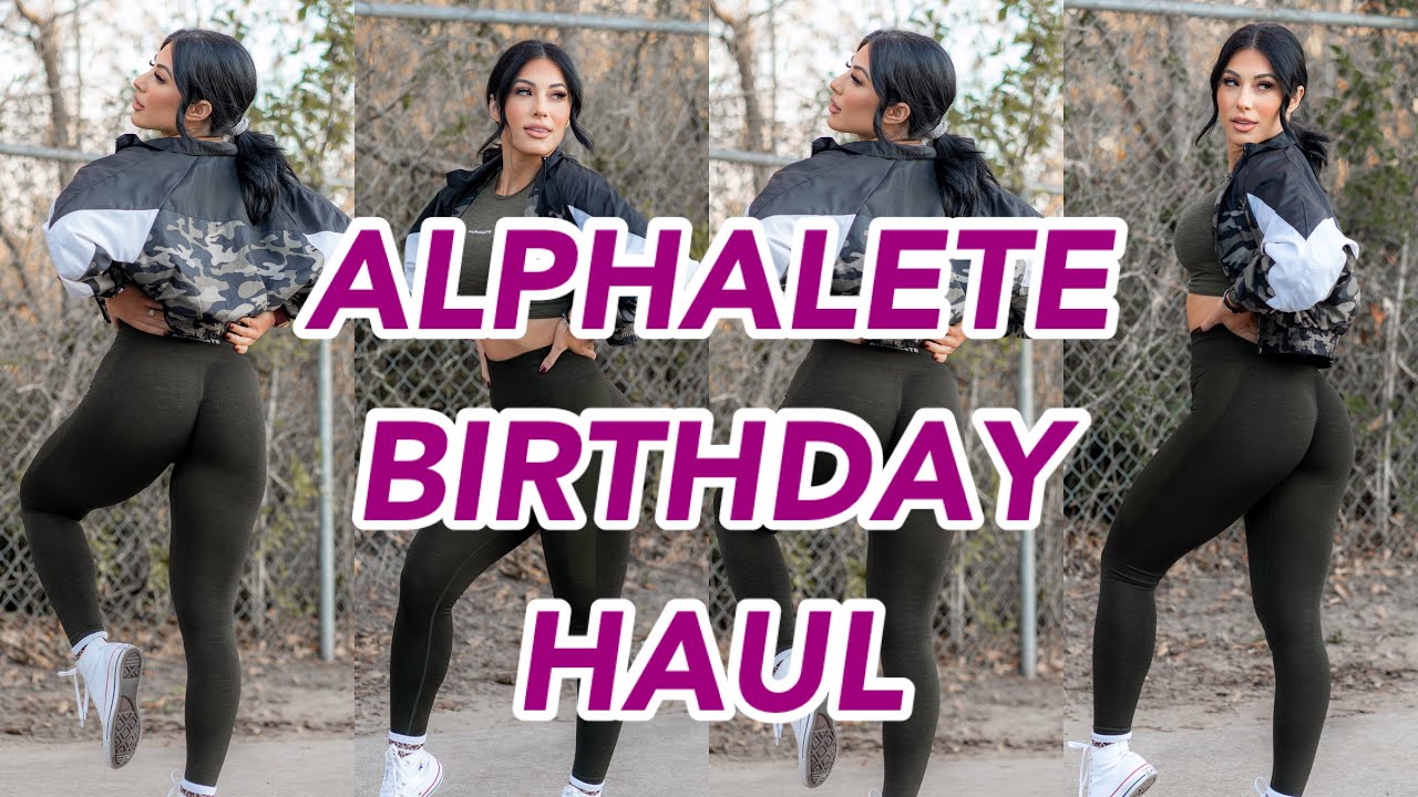 Alphalete Legging TRYON Haul Birthday Launch/BEST LEGGINGS YouTube
