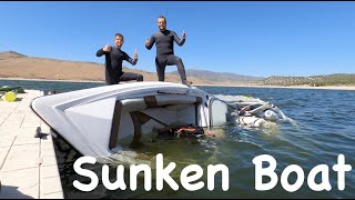 We Help Recover a SUNKEN BOAT! (Scuba Diving)