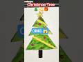 Christmas Tree Drawing 🎄 | Easy Xmas Tree Drawing Step by Step | Christmas Art #shorts #easydrawing