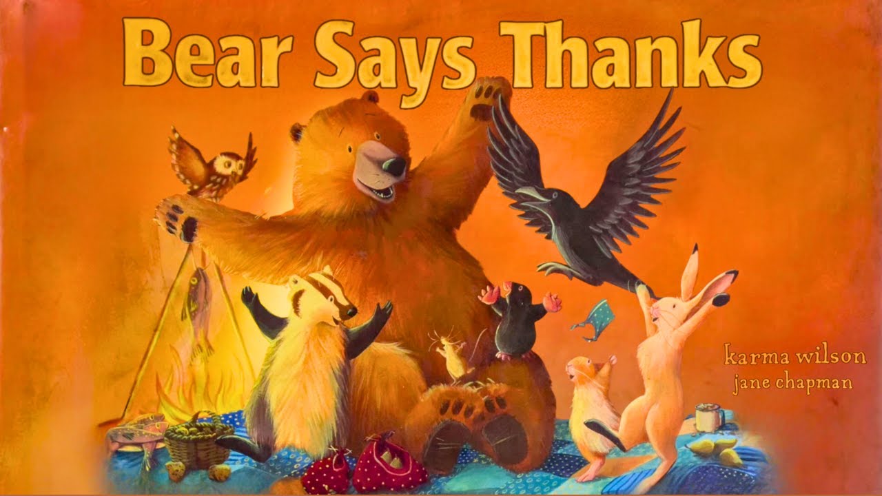 МЕДВЕДЬ ГОВОРИТ СПАСИБО 🐻 | Время чтения вслух сказок на День благодарения для детей