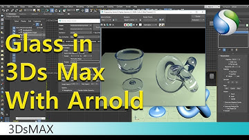 How to create Glass in 3Ds Max 2018 with Arnold - Glass in 3Ds Max 2018 - Glass Material in Arnold