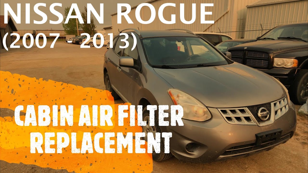 Nissan Rogue - CABIN AIR FILTER REPLACEMENT / REMOVAL (2007 - 2013