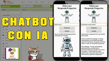 CÓMO CREAR UN CHATBOT CON INTELIGENCIA ARTIFICIAL GRATIS | MIT APP INVENTOR Y GEMINI API