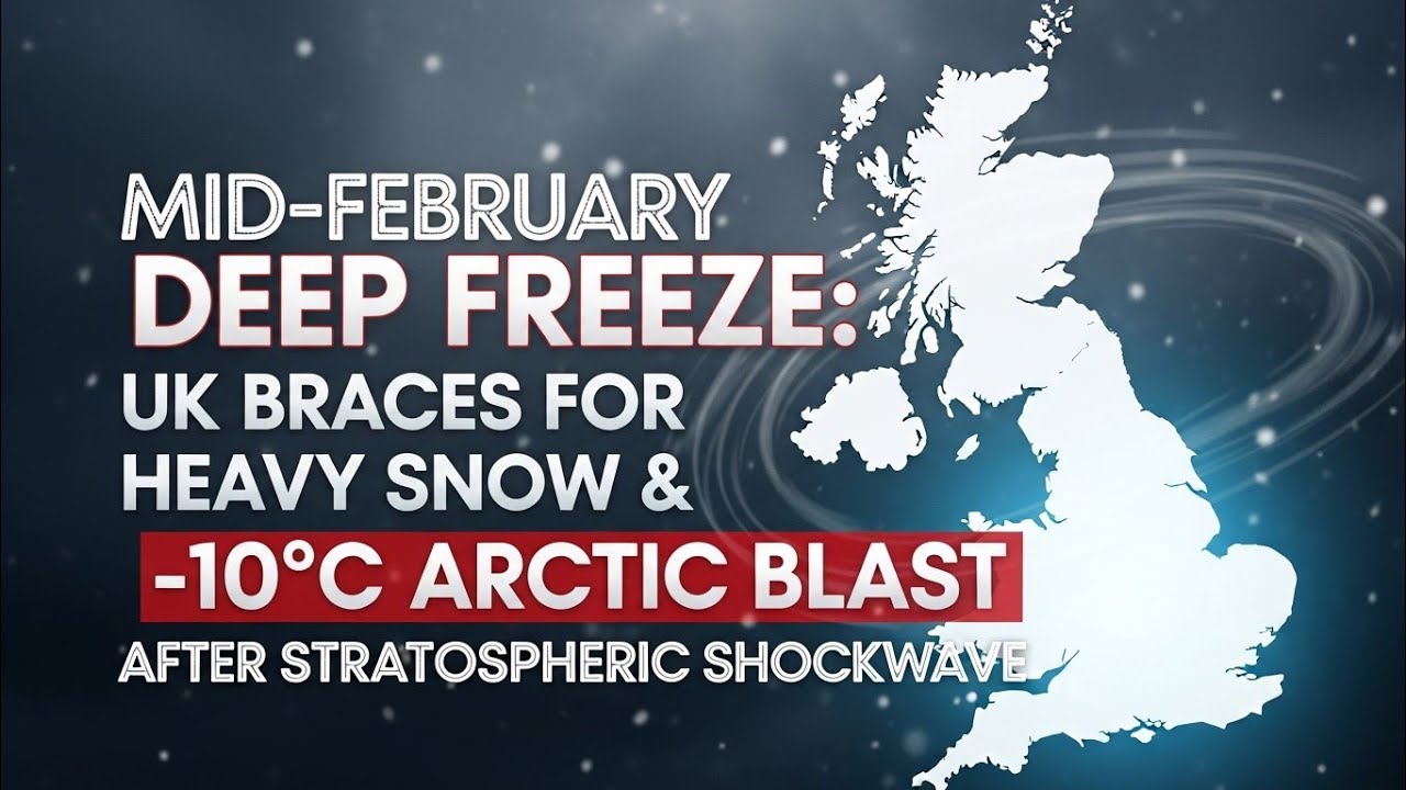 Mid-February Deep Freeze:UK Braces for Heavy Snow & -10°C Arctic Blast ...