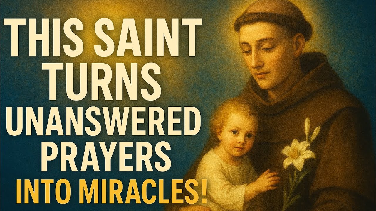🙏✨SAINT'S ANTHONY'S POWERFUL PRAYER FOR UNANSWERED PRAYERS✨🙏