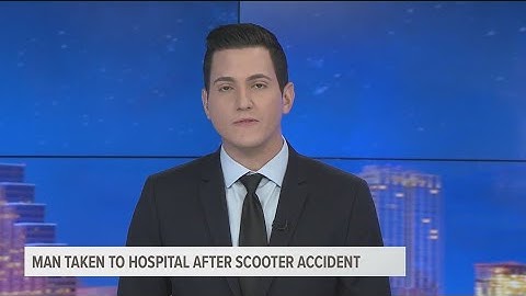 Man suffers serious injuries after falling off motorized scooter, EMS says