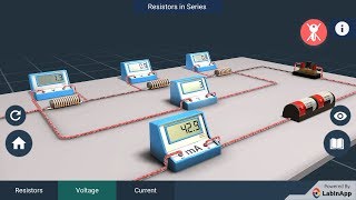 Resistors in Series screenshot 2