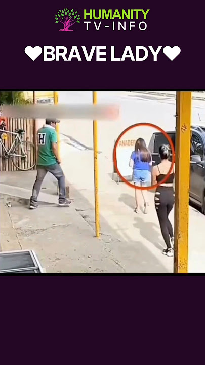 The lady saved a girl 😊 | #shorts #humanity #viral #respect