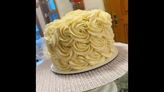 How To: Simple Rosette Cake