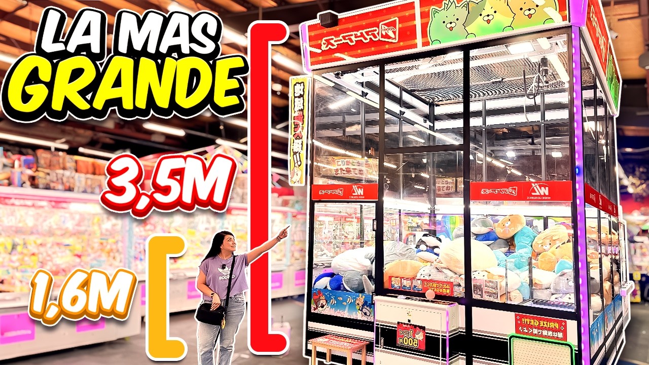 🔥Jugue en la MAQUINA DE GANCHO mas GRANDE de JAPON 🔥