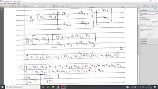 MATRIX Differentiation (Part 2)