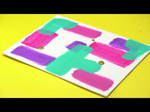 HOW TO MAKE ABSTRACT PAINTINGS IN A FLASH - EZPZ ideas