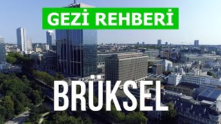 Brüksel Şehrine Seyahat Turizm, Tatil, Turistik Yerler, Doğa, Manzaralar 4K Dron Belçika