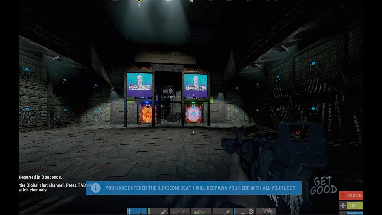 RUST MMORPG DUNGEON #rust #dungeon - YouTube