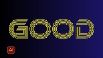 Scratch Lines Text In | Adobe Illustrator Tutorial