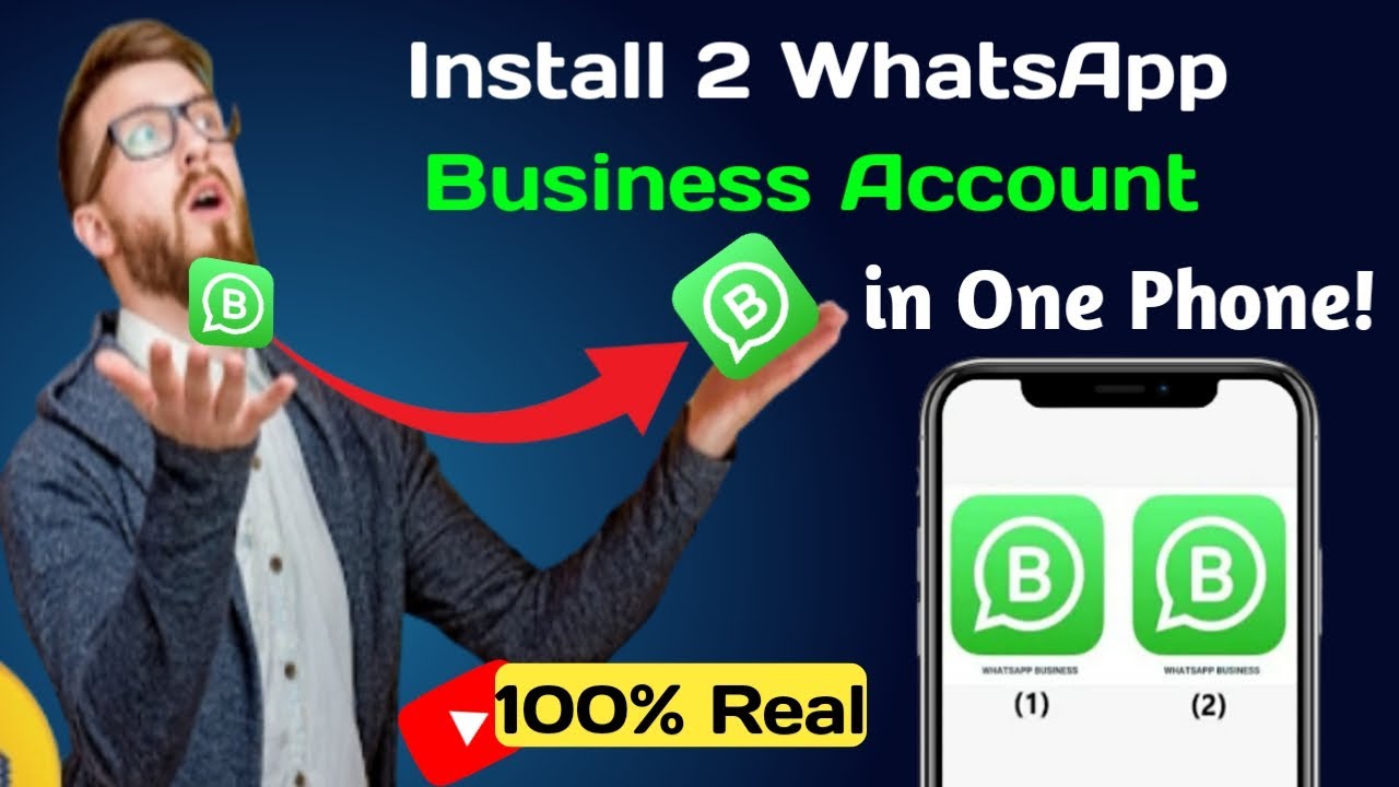 How to Install Two Business WhatsApp in One Phone - Umair Khan - YouTube