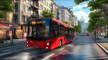 Bus Simulator Evo 🚌 9-Stop Berlin Route Adventure ☀️ iOS Android Real Touch Gameplay 2025 🚦