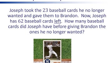 Evidence-Based Practices for Mathematics Instruction An Introduction to Word Problems