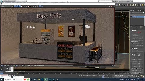 3DsMax Tutorials, Learn 3D Texturing a Food Stall from Scratch in 3dsmax ( Part 12)