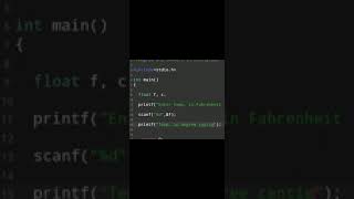 #38  | Basic Coding In C | Programming Exercise39  #shorts #Clanguage