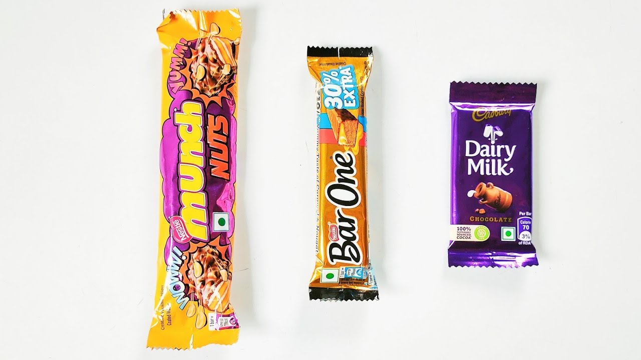 Munchnuts vs BarOne vs Dairymilk