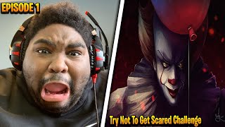 Try Not To Get Scared Challenge EXTREMELY HARD (EP.1) Reaction