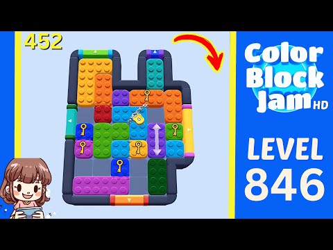 Color Block Jam Level 452 (846) Solution Walkthrough video preview