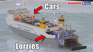 SUPER SCALE RC PASSENGER AND CAR FERRIES (RC SHIPS and RC BOATS)