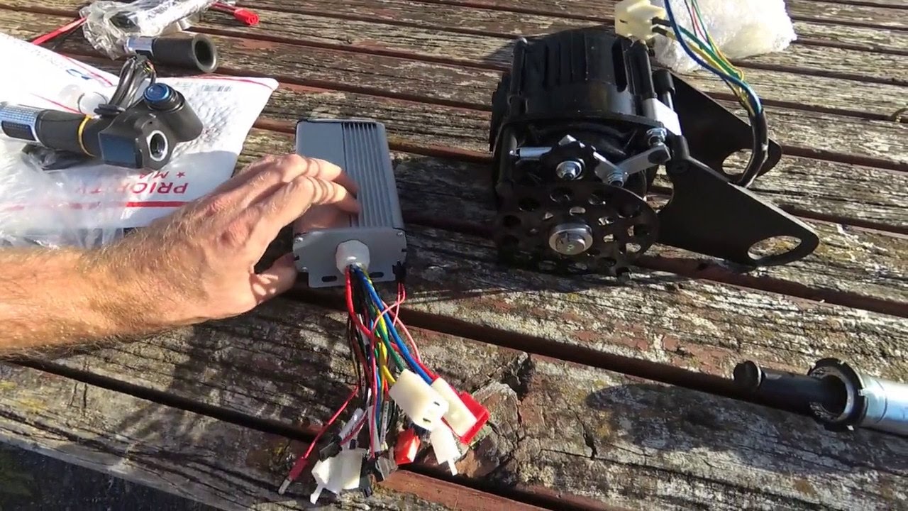 Electric bike part 2 (motor kit) - YouTube