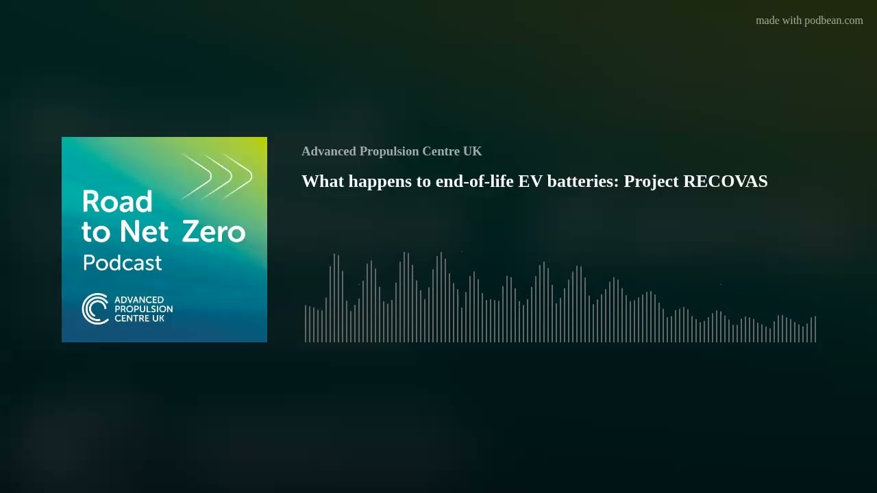What happens to end-of-life EV batteries: Project RECOVAS