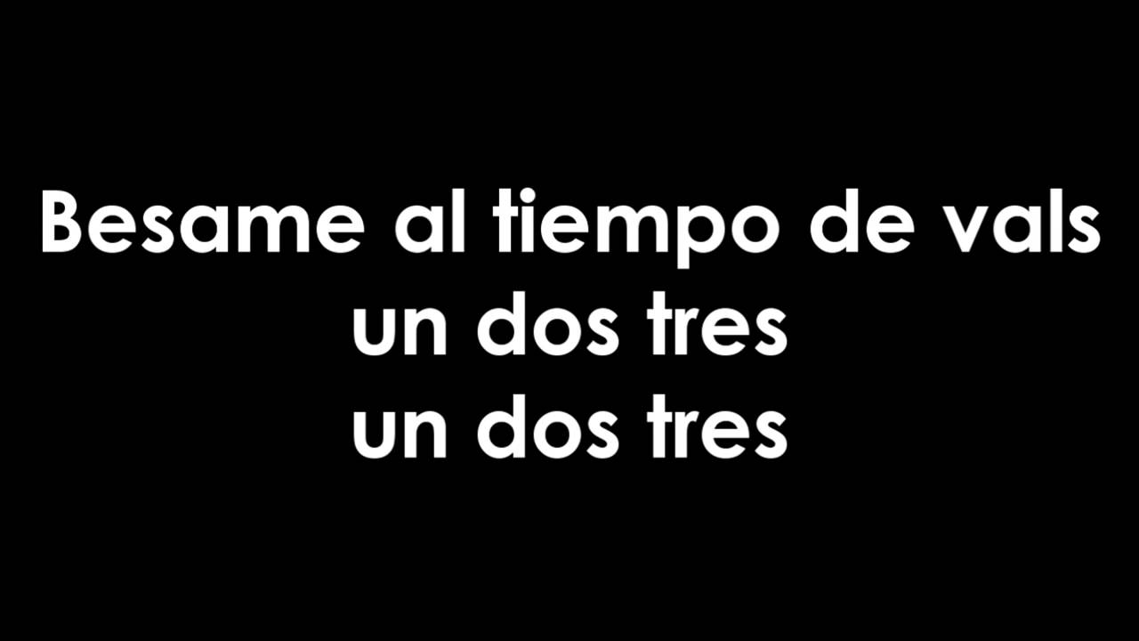 Chayanne Tiempo de Vals Lyrics Letras 1 YouTube