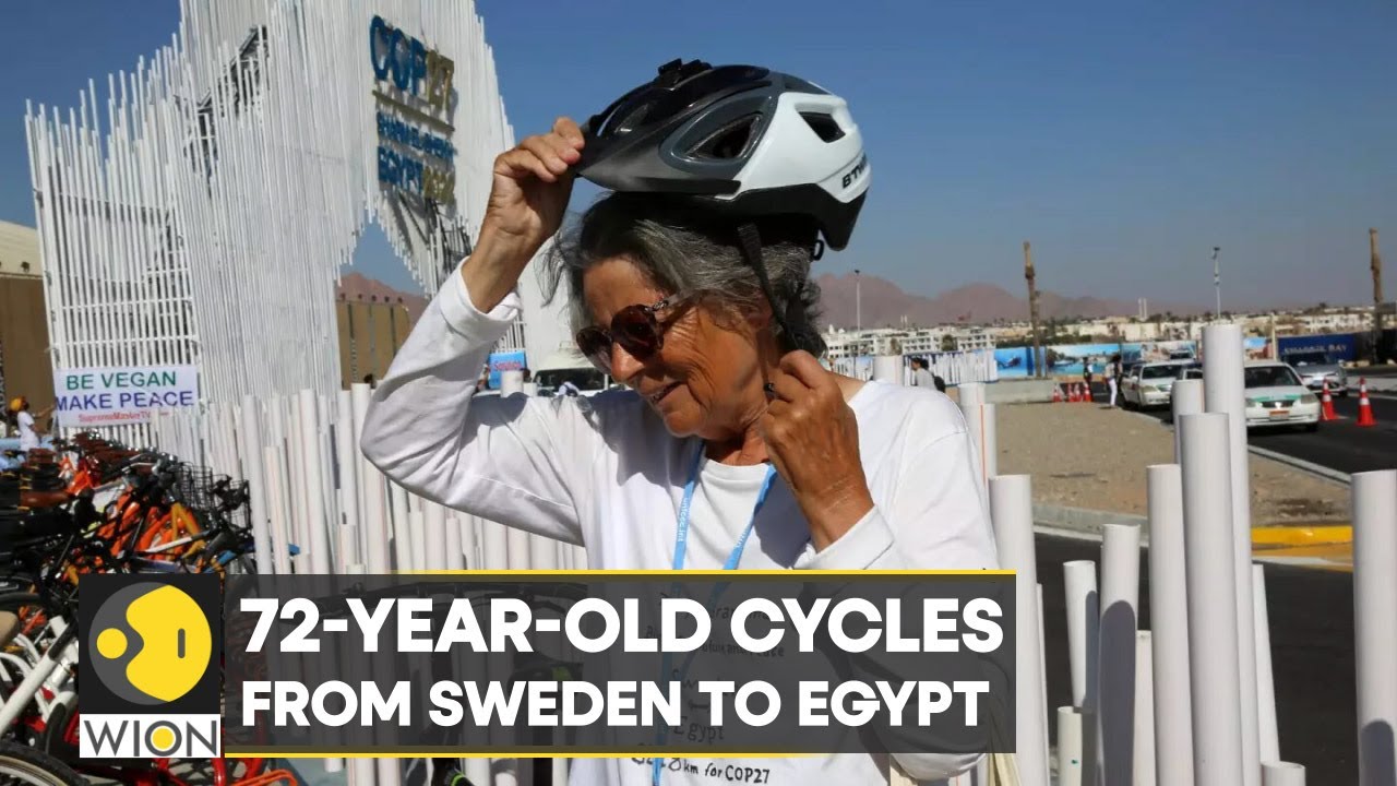 WION Climate Tracker | Swedish activist cycles to Egypt to attend COP27 | World English News