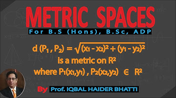 METRIC SPACES | Example 11 | For B.S (Hons), B.Sc , ADP Lec 07