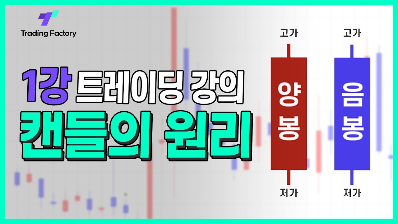 ⁣[1강] 캔들 차트의 원리, 쉽게 이해하기