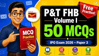 IPO Exam 2026 | FHB VOL I | Top 50 MCQs #IPOMCQs #IPOExam2026