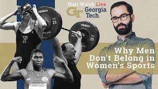 LIVE: Here's why men don't belong in women's sports.