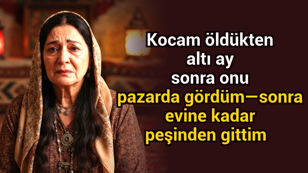 Kocam öldükten altı ay sonra onu bir pazarda gördüm — sonra sessizce evine kadar takip ettim