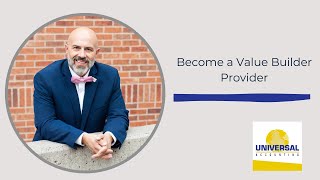 Becoming a Value Builder Provider