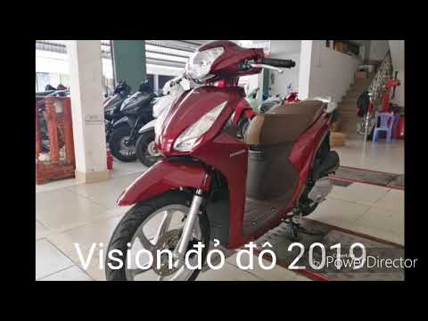 Vision 2019 màu đỏ đô mới(đỏ đậm)