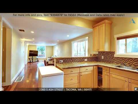2360 S Ash Street, Tacoma, WA home video tour