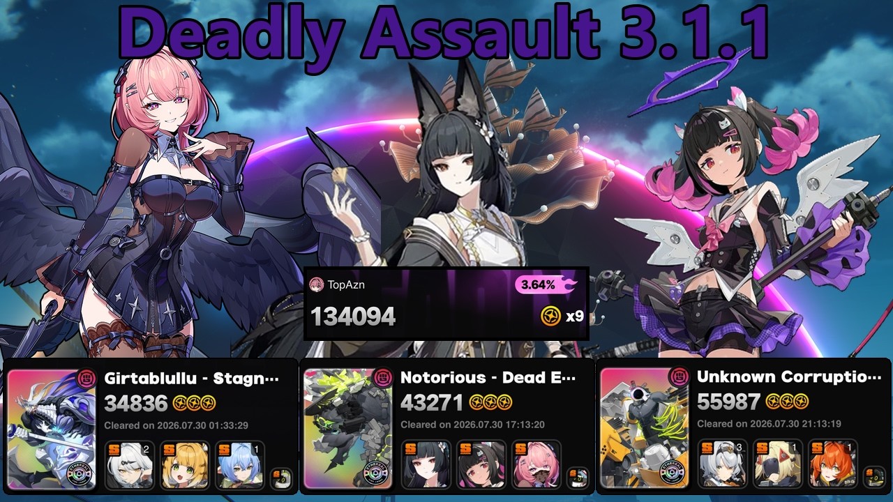 Remielle, Miyabi and Nangong vs. Butcher | Deadly Assault 3.1.1