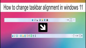 Customize Windows 11 Taskbar | Move, Resize Taskbar in Windows 11