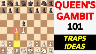 Learn the Queen's Gambit Chess Opening: TRAPS & Errors