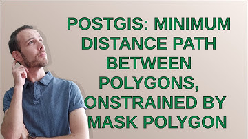 Gis: PostGIS: minimum distance path between polygons, constrained by a mask polygon