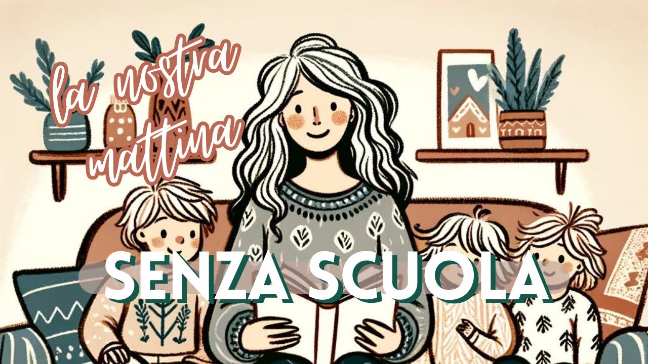 mattina di HOMESCHOOLING con 3 bambini sotto i 5 anni educazione