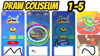 Drawing THE STRONGEST BEYBLADE in Draw Coliseum Game Gameplay Walkthrough League 1-5 (iOS-Android) screenshot 2