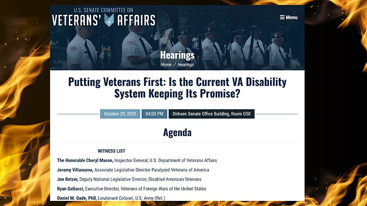 Senate Veterans Affairs - Fraud And VA Disability Compensation