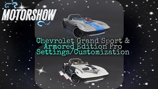 The Crew 2: Chevrolet Grand Sport & Armored Edition Pro Settings/Customization