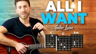 all i want guitar tutorial (kodaline) easy chords guitar lesson